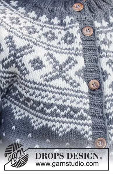 37-2 North Star Jacket by DROPS Design
